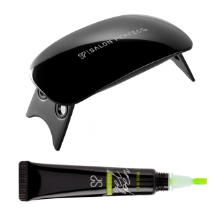 KIT ESMALTADO SALÓN PERFECT PERMANENTE ONE STEP + LÁMPARA LED - 1