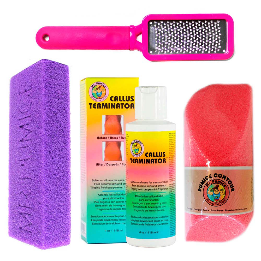 REMOVEDOR DE CALLOS MR. PUMICE + SET LIMAS ANTI-BACTERIAL - 1