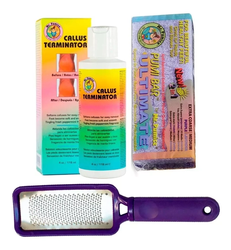 REMOVEDOR COSMETICAVAL PARA CALLOS Y DUREZAS MR PUMICE + LIMAS ANTI BACTERIAL - 1