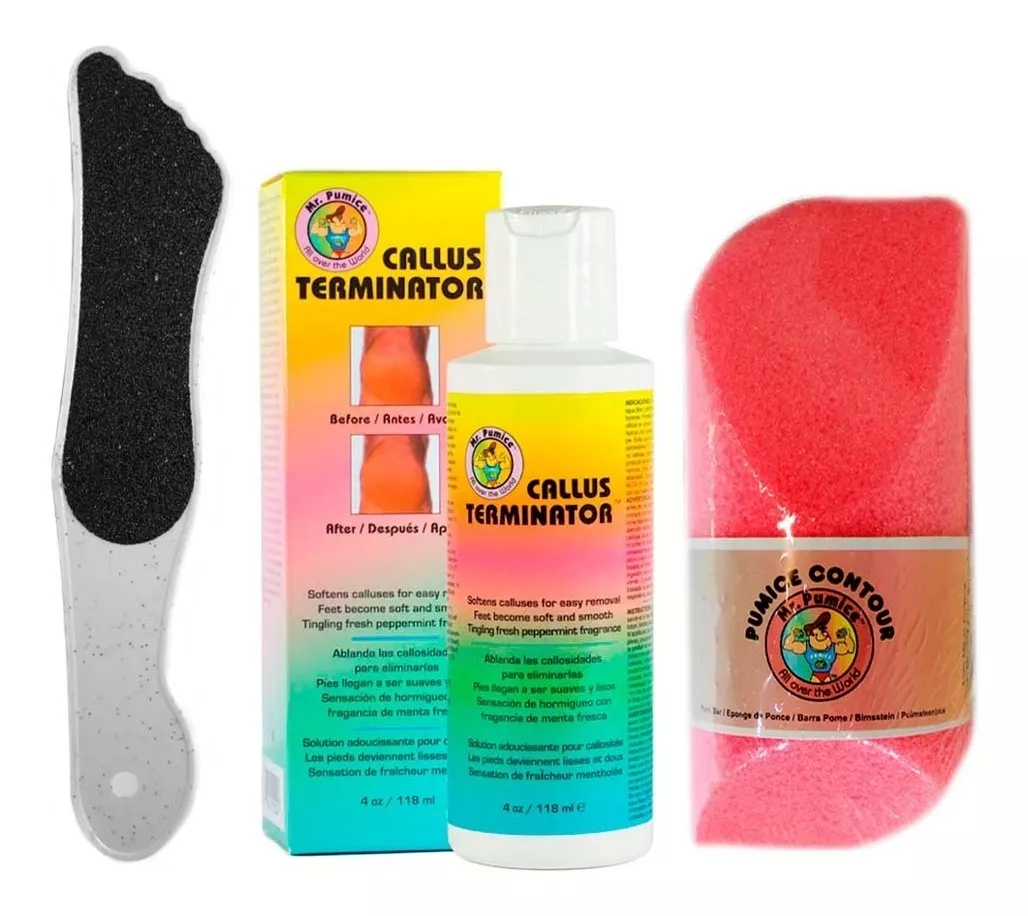 REMOVEDOR DE CALLOS MR. PUMICE + LIMAS POME ANTI-BACTERIAL - 2