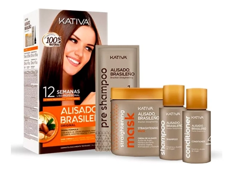KIT KATIVA CAPILAR ALISADO BRASILEÑO Y REPARADOR SPRAY 12EN1 - 2