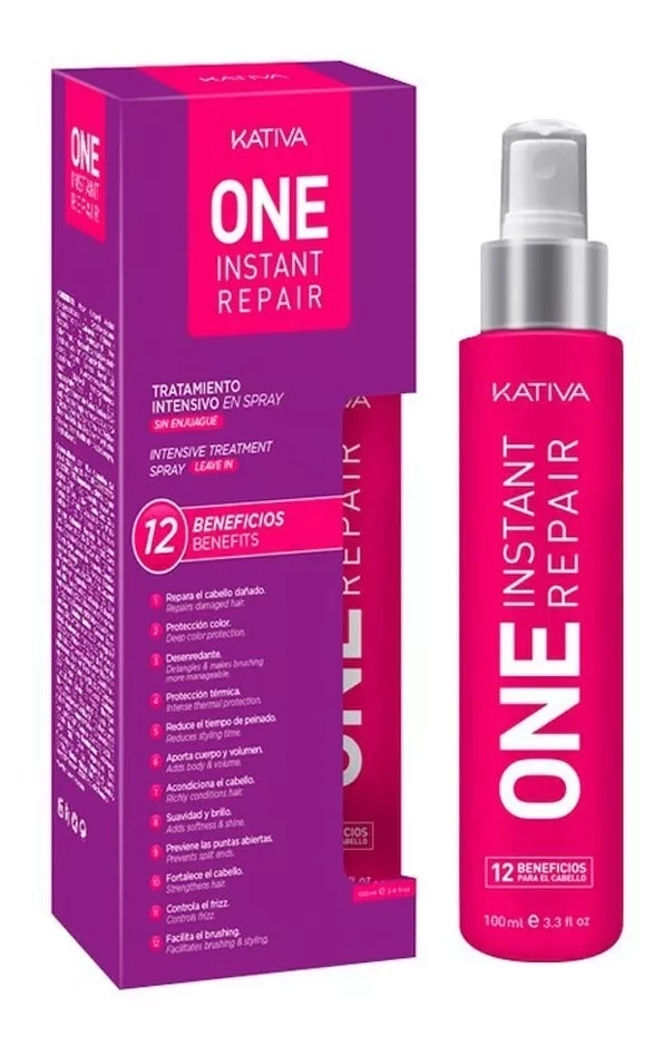 KIT KATIVA CAPILAR ALISADO BRASILEÑO Y REPARADOR SPRAY 12EN1 - 3