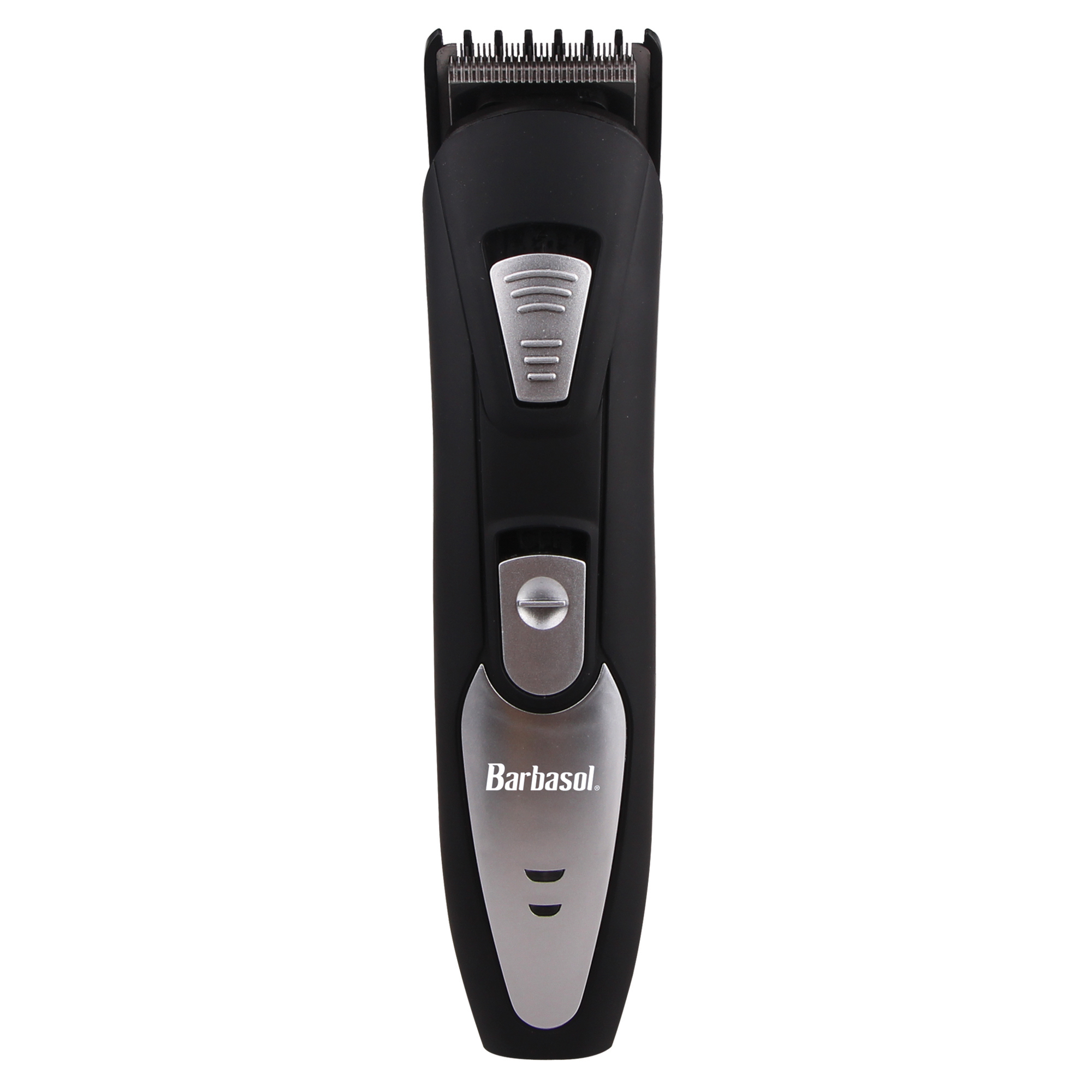 AFEITADORA INALÁMBRICO BARBASOL CORTADORA BARBA USB AJUSTABLE 5 PIEZAS NEGRO - 3