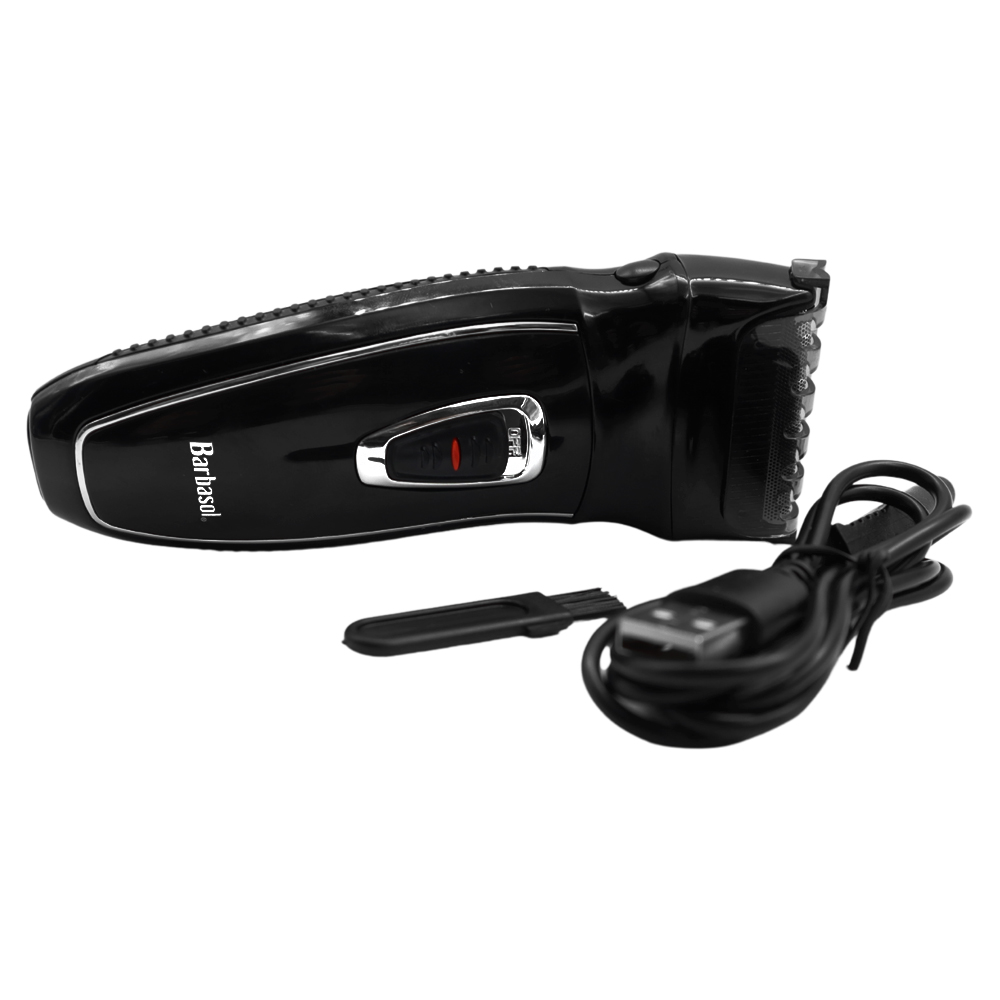AFEITADORA INALÁMBRICO BARBASOL DESVELLADORA FOIL RECARGABLE TRIMMER NEGRO - 4