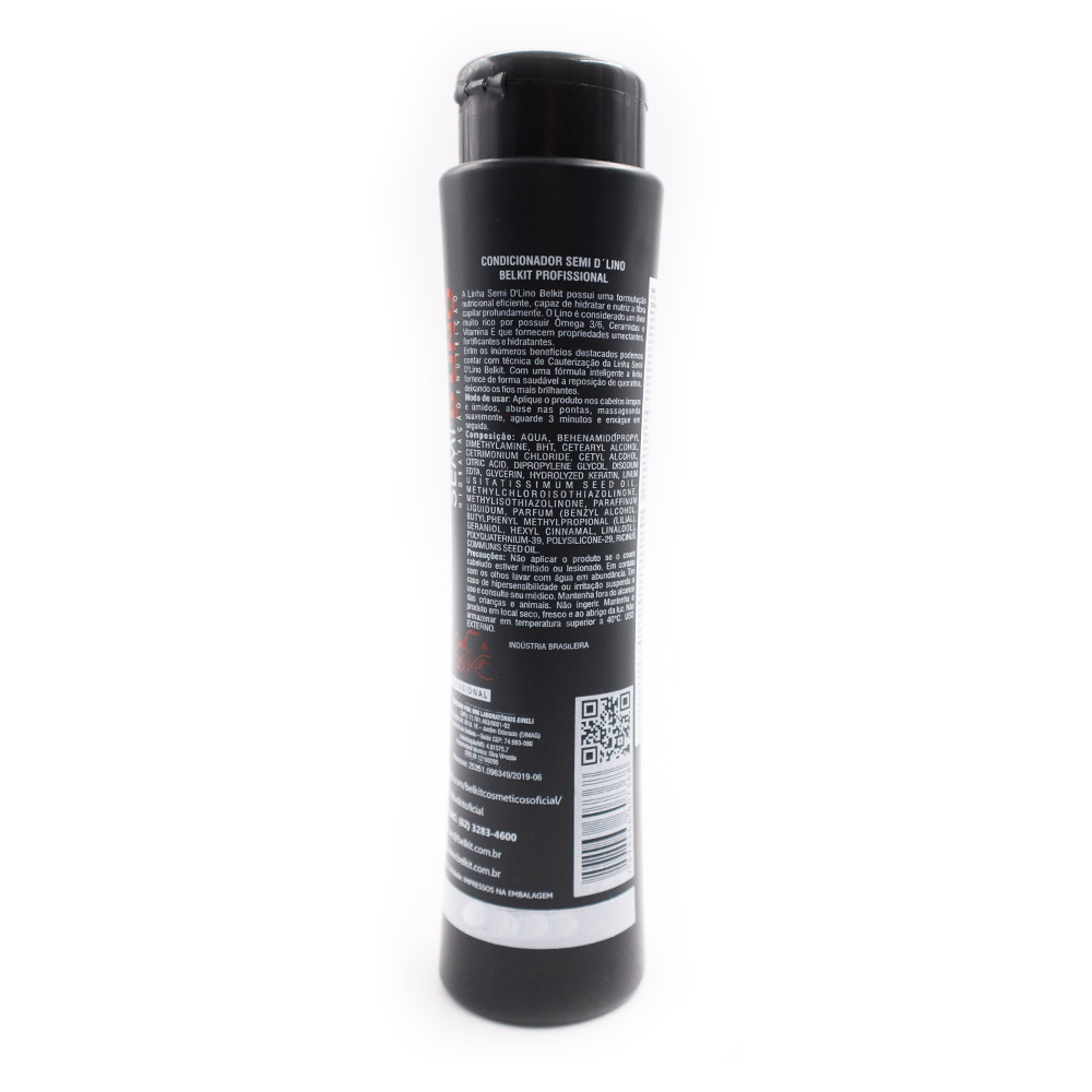 ACONDICIONADOR BELKIT PELO SECO ANTI FRIZZ BRASIL CERAMIDAS - 3