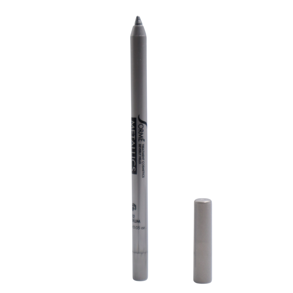 DELINEADOR COSMETICAVAL OJOS Y LABIOS SORMÉ METALICS LARGA DURACIÓN PLATA - 3