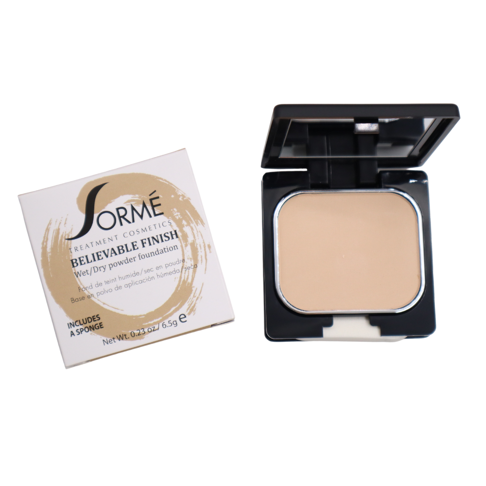 POLVO COSMETICAVAL COMPACTO SORMÉ BASE USO HÚMEDO / SECO NATURAL USA 70 GR - 2