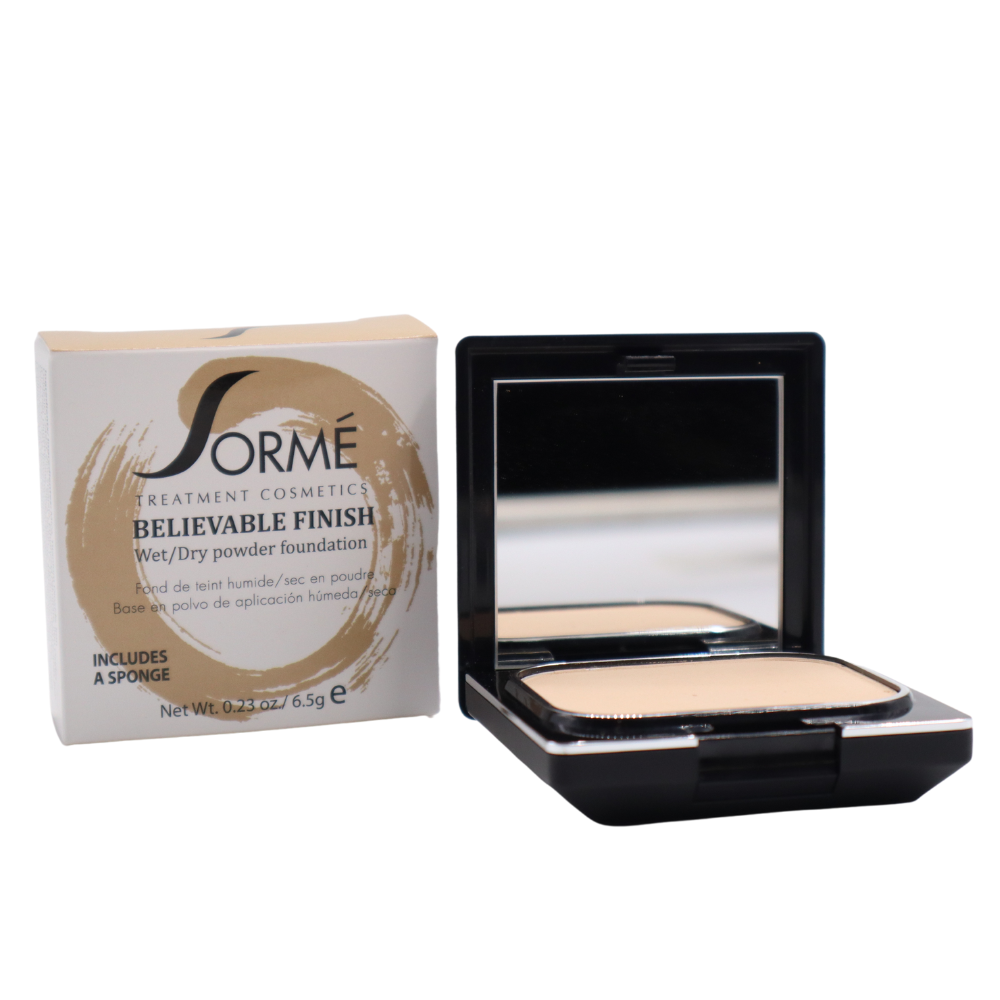 POLVO COSMETICAVAL COMPACTO SORMÉ BASE USO HÚMEDO / SECO NATURAL USA 70 GR - 3