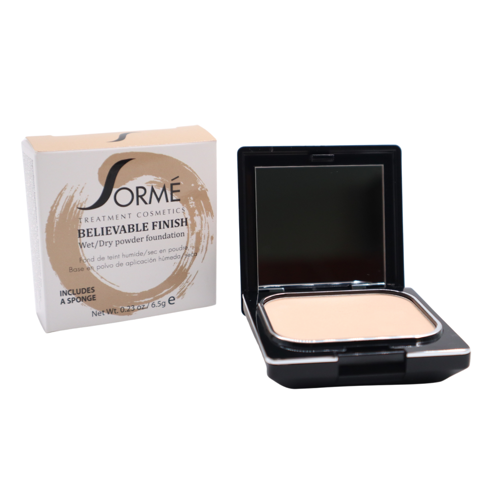 POLVO COSMETICAVAL COMPACTO SORMÉ BASE USO HÚMEDO / SECO ROSA USA - 4