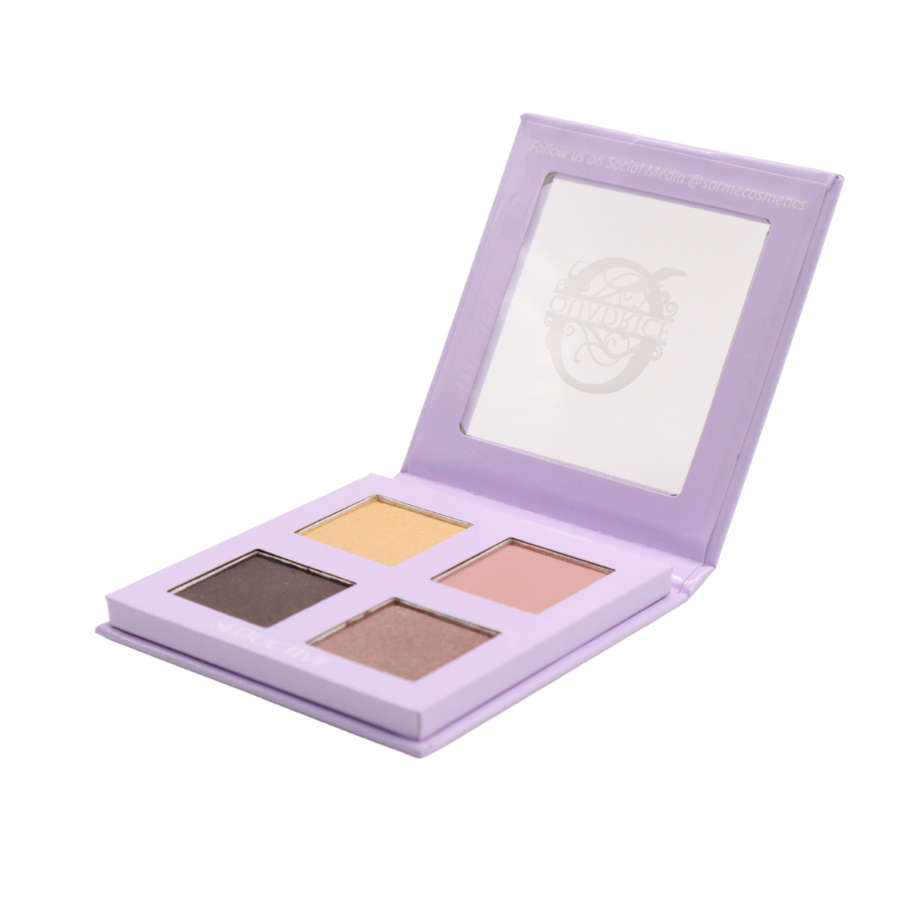 PALETA SOMBRAS COSMETICAVAL CEJAS SORMÉ 4 COLORES MARRONES USA - 2