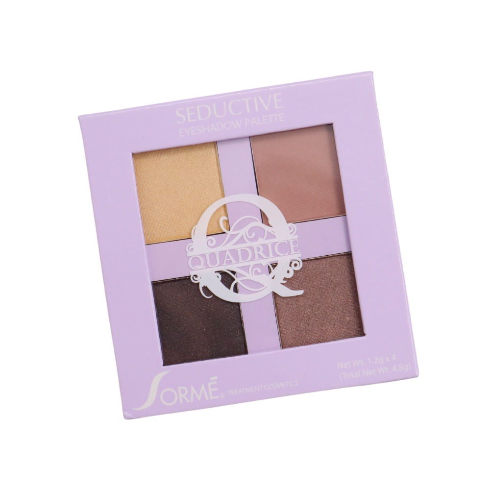 PALETA SOMBRAS COSMETICAVAL CEJAS SORMÉ 4 COLORES MARRONES USA - 3
