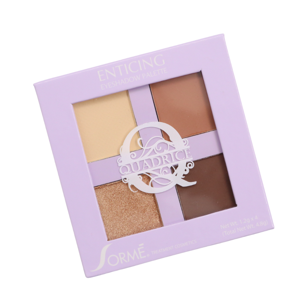 PALETA SOMBRAS COSMETICAVAL CEJAS SORMÉ 4 COLORES BEIGE USA - 3