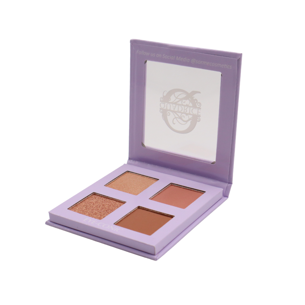 PALETA SOMBRAS COSMETICAVAL CEJAS SORMÉ 4 COLORES TIERRA USA - 2