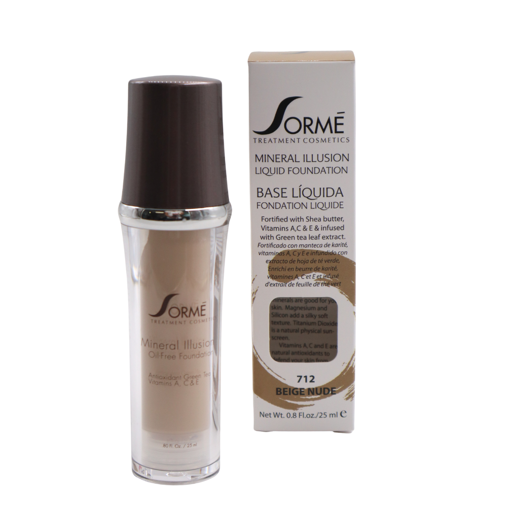 BASE COSMETICAVAL MAQUILLAJE LÍQUIDA SORMÉ HIDRATANTE NUDE BEIGE USA - 2