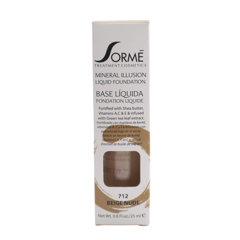 BASE COSMETICAVAL MAQUILLAJE LÍQUIDA SORMÉ HIDRATANTE NUDE BEIGE USA - 3