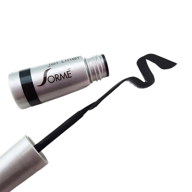 DELINEADOR COSMETICAVAL LÍQUIDO SORMÉ PUNTA CÓNICA SECADO RÁPIDO NEGRO - 3
