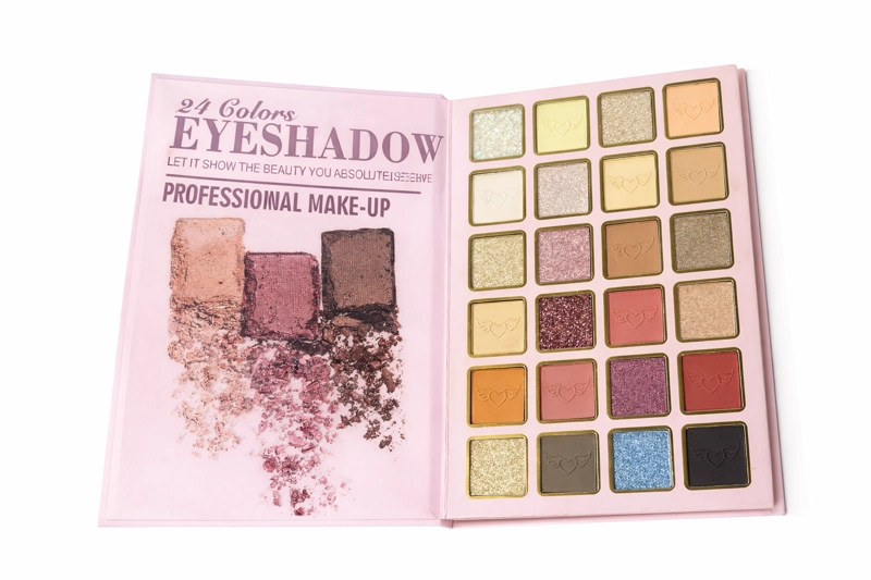 Paleta de maquillaje sombras rubor iluminador y labial + set 12 brochas - 3