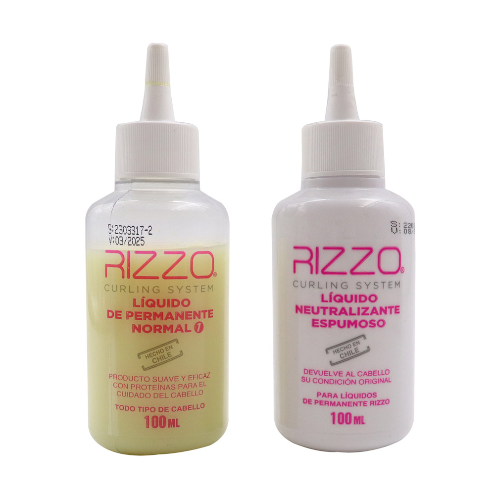 LÍQUIDO DE PERMANTE U ONDULAR PARA CABELLO NORMAL RIZZO - 2