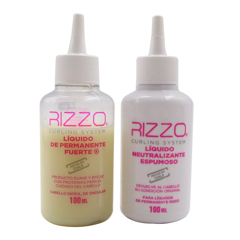 LÍQUIDO DE PERMANTE U ONDULAR PARA CABELLO FUERTE RIZZO - 2