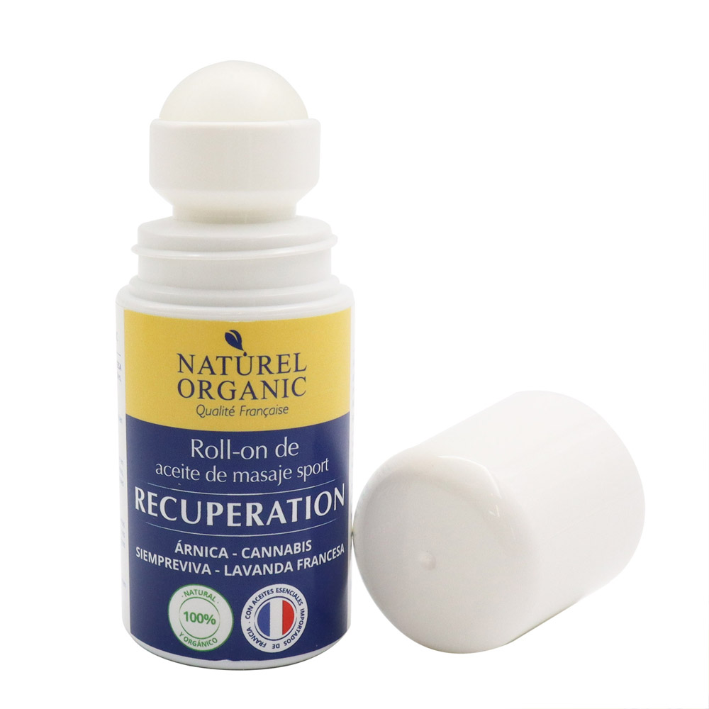 ESENCIA AROMATERAPIA CUERPO ROLL ON RECUPERACIÓN DOLORES MUSCULARES NATURAL ORGÁNICO 50 ML - 2