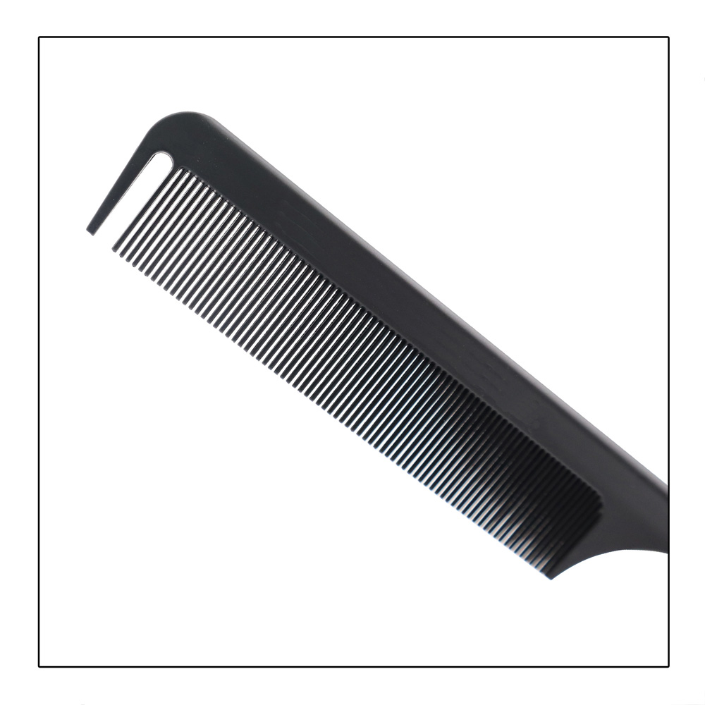 PEINETA COSMETICAVAL DE CARBÓN CON PUNTA METÁLICA PARA PEINADOS - 2