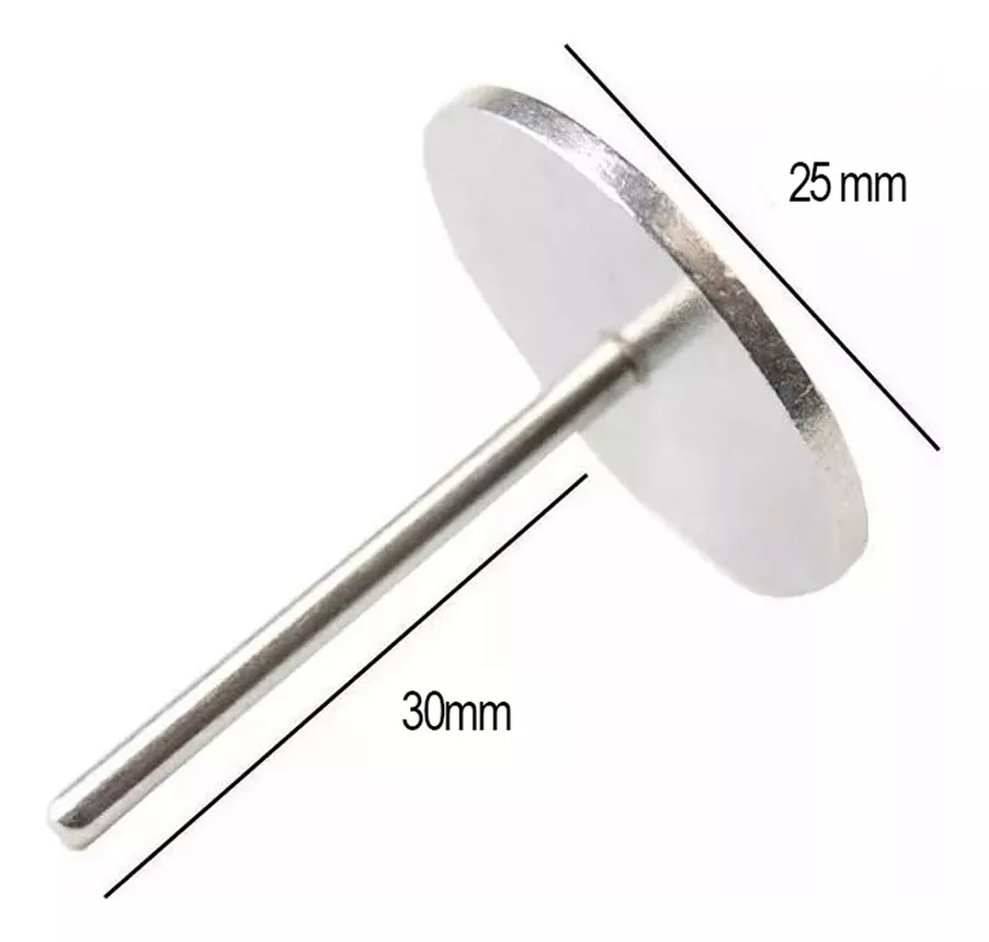FRESA PORTA DISCO DE LIJA COSMETICAVAL PARA PEDICURA O PODOLOGÍA 25 MM - 2