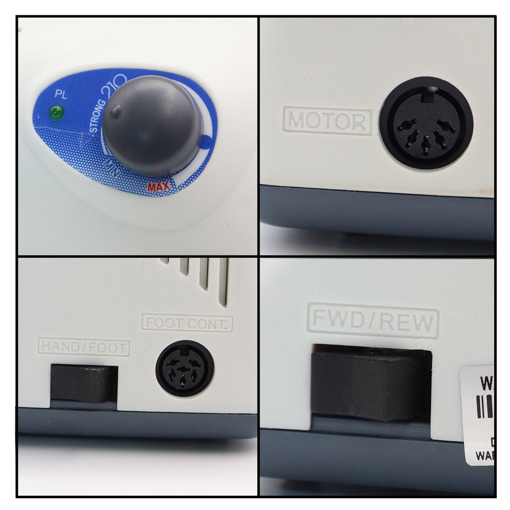 MICROMOTOR TORNO 40.000 RPM + FRESAS Y REPUESTOS PODOLOGÍA - 3