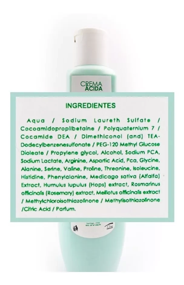 CREMA ÁCIDA ORUS CAPILAR 1000 ML IDEAL PARA PROCESOS QUÍMICOS - 3