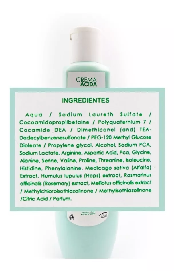 CREMA ÁCIDA ORUS CAPILAR 1000 ML IDEAL PARA PROCESOS QUÍMICOS - 3