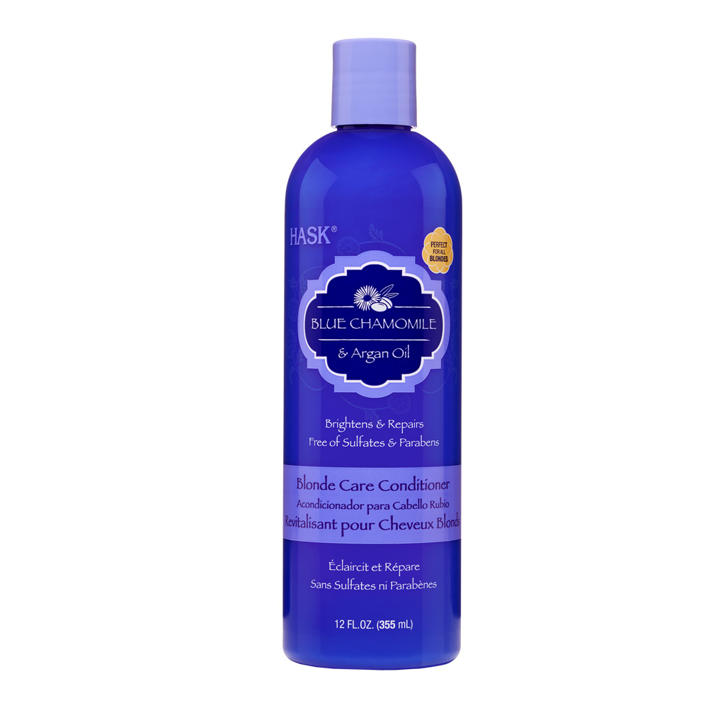 SHAMPOO MATIZADOR ACONDICIONADOR VIOLETA AZUL HASK ARGAN - 3