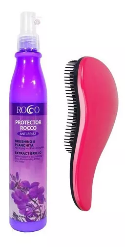 KIT CEPILLO ANTIFRIZZ O DESENREDANTE + PROTECTOR TÉRMICO - 1