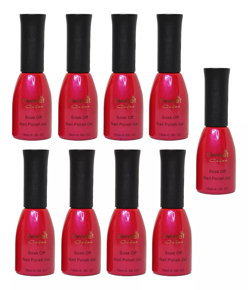 9 ESMALES PERMANENTES SWEET COLOR UÑAS - 1