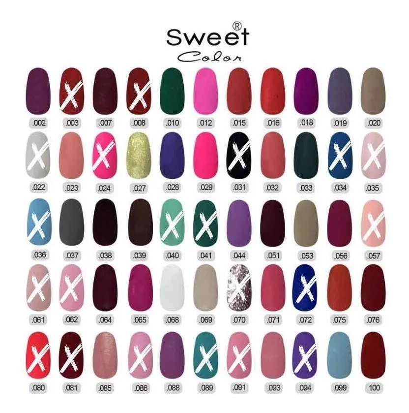 9 ESMALES PERMANENTES SWEET COLOR UÑAS - 4