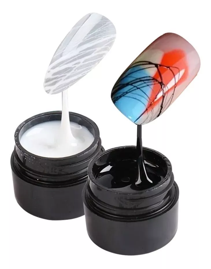 GEL SPIDER PARA DECORACIÓN DE UÑAS ROJO - 2