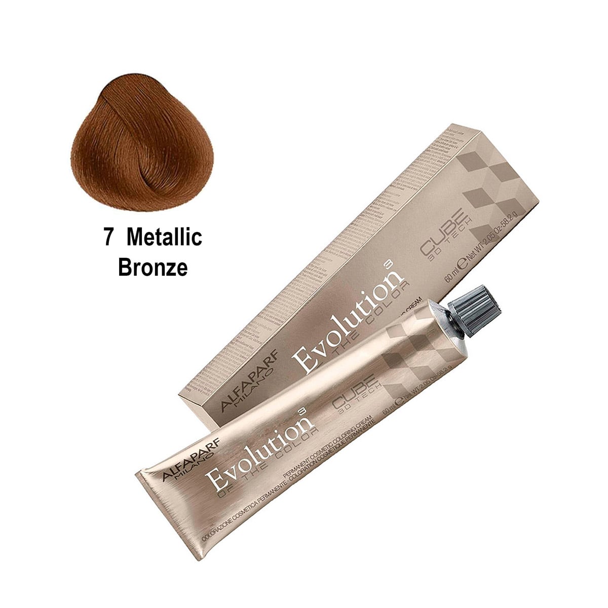 TINTURA PROFESIONAL PARA CABELLO ALFAPARF EVOLUTION N° 7MB - 1