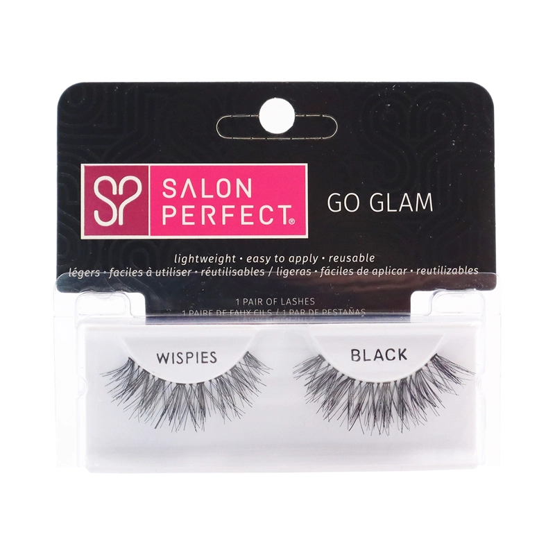 PESTAÑAS POSTIZAS SALON PERFECT TIRA WISPIES + PEGAMENTO Y REMOVEDOR 7 GR - 2