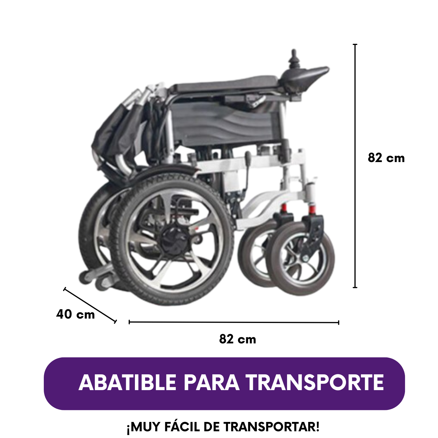 SILLA DE RUEDA ELE CTRICA MODELO BASICO DE RUEDA DE HIERRO - 6