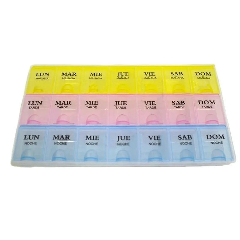 100 PASTILLERO SEMANAL 3 TOMAS U HORARIOS DIARIOS COLORES - 3