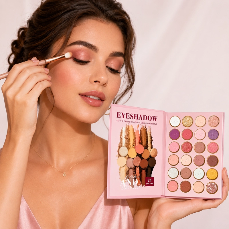 PALETA DE MAQUILLAJE SOMBRAS ILUMINADOR RUBOR Y GLOSS - 2