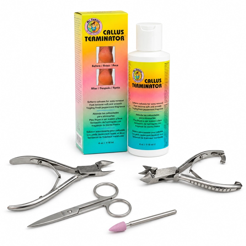 KIT DE PODOLOGIA PROFESIONAL DE 5 PIEZAS - 1