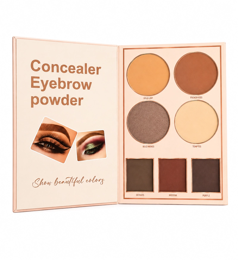 PALETA DE SOMBRAS Y MAQUILLAJE MOCALLURE SOMBRAS RUBORES - 5