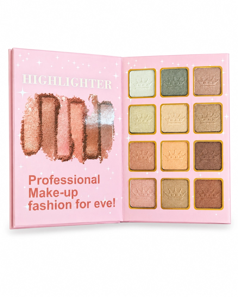 PALETA DE MAQUILLAJE SOMBRAS RUBORES CONTORNO CEJAS - 3