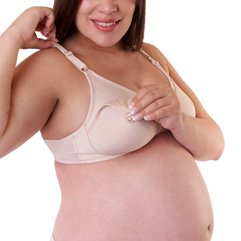 SOSTE N MATERNAL BAZIANI 3405 PREHORMADO BEIGE BLANCO Y NEGRO - 1