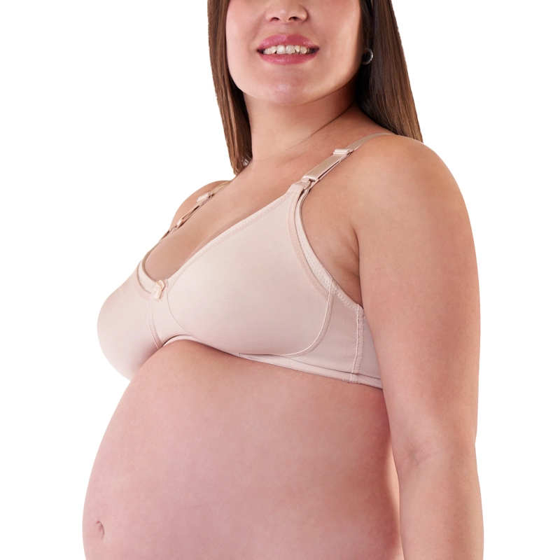 SOSTE N MATERNAL BAZIANI 3405 PREHORMADO BEIGE BLANCO Y NEGRO - 3