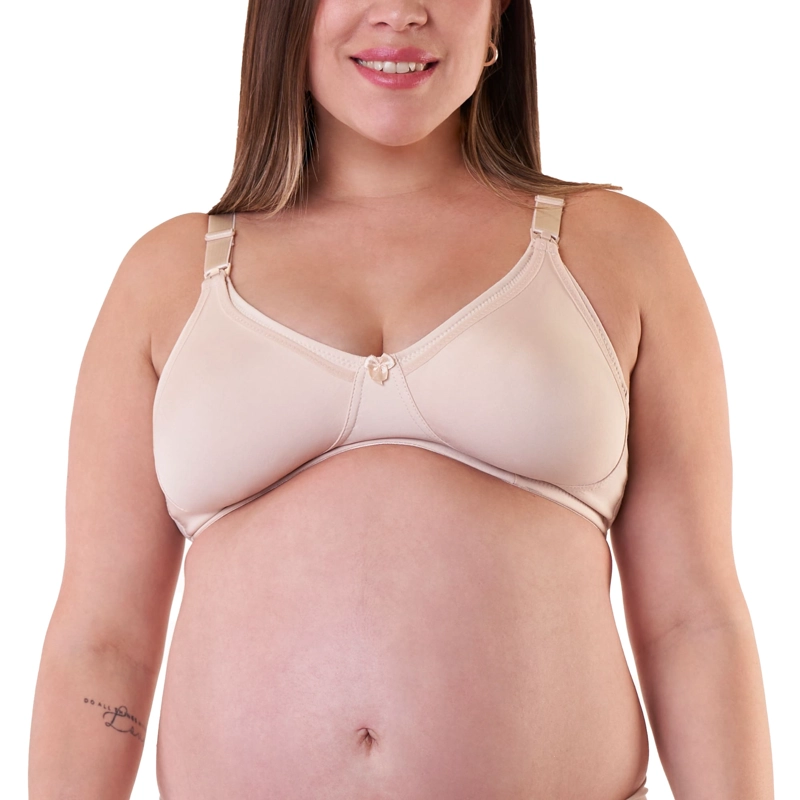 SOSTE N MATERNAL BAZIANI 3405 PREHORMADO BEIGE BLANCO Y NEGRO - 6