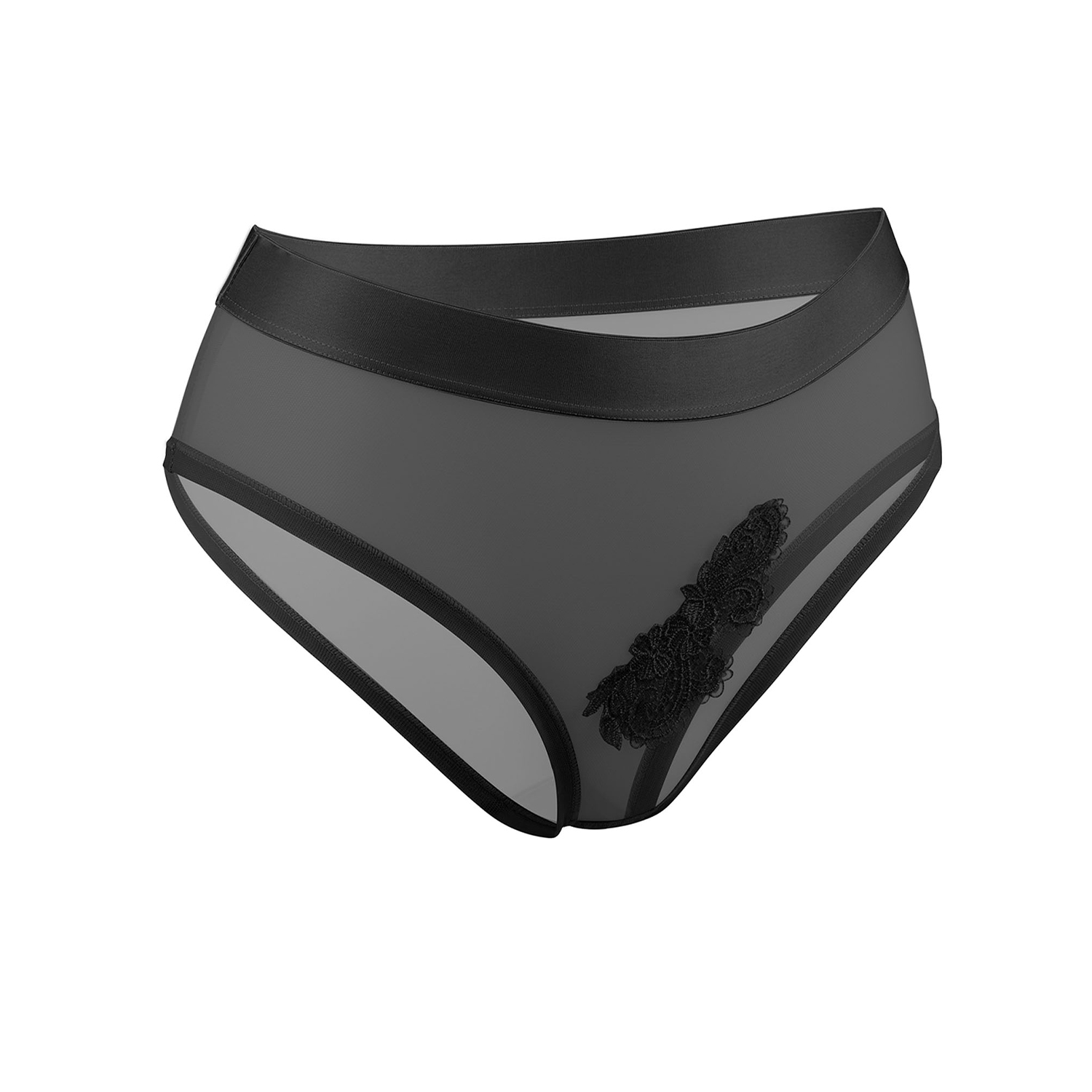 CALZÓN BIKINI MUJER BAZIANI TUL CON BORDADO 20454 - 2