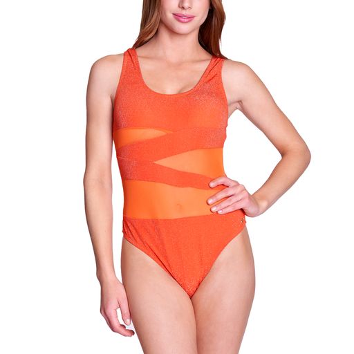 TRAJE DE BAÑO ENTERO BRILLOS FASHION 3879 - 1
