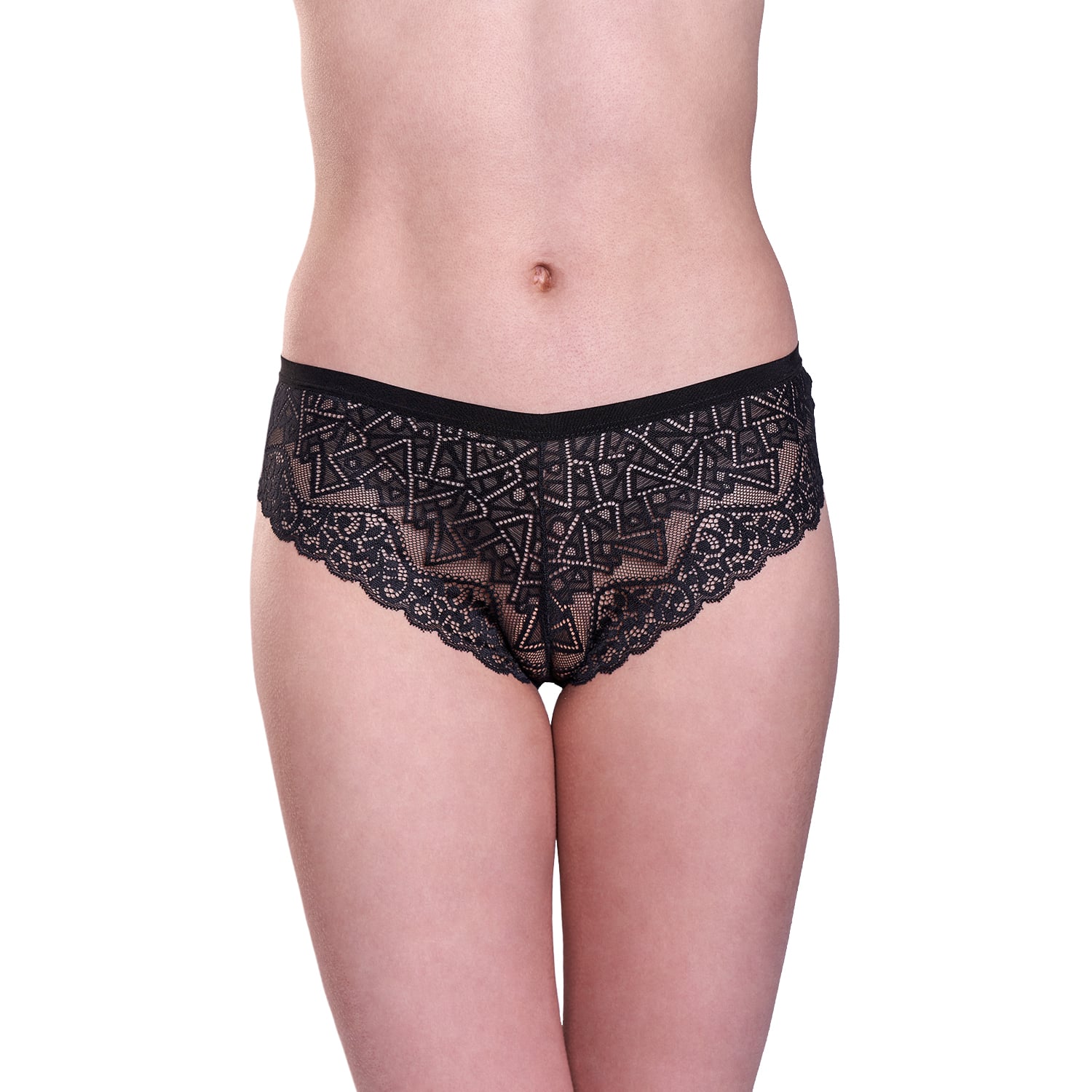 CALZÓN MUJER BAZIANI PANTALETA ENCAJE 20479 - 1
