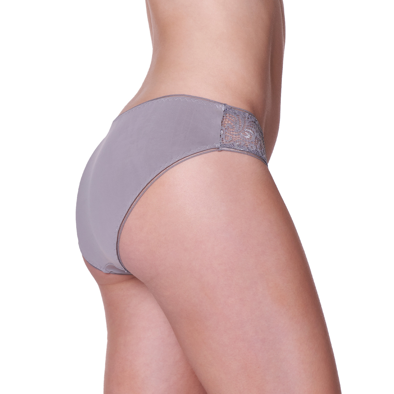 CALZÓN BIKINI MUJER BAZIANI ENCAJE 20491 - 2