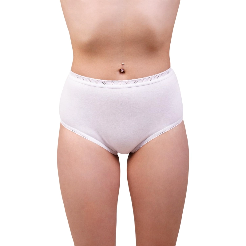 PACK X2 CALZONES MUJER BAZIANI ALGODÓN TIRO ALTO 20518 - 3